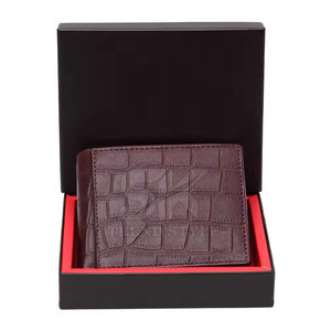 Portefeuilles en cuir véritable texturé serpent OEM 2026, vente chaude, excellente qualité, portefeuilles en cuir PU texturé serpent en vente - Product Image 4