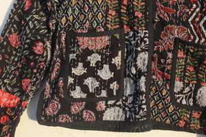 Chaqueta Kantha hecha a mano India Chaqueta reversible Chaqueta Kantha Vintage para mujer - Product Image 2