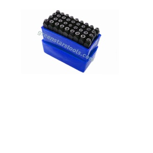 Letter And Number <b>Punch</b> <b>Set</b> 36 Piece Carbon Steel Jewelry Tools Metal Stamping Kit Black Finish |Item No GS-1423 - Product Image 2