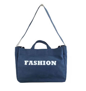 2025 Custom <b>Canvas</b> <b>Tote</b> <b>Bag</b> Embroidered Cotton Fabric Open Closure Vintage Luxury Shopping Handbag 3L+ Capacity 09 - Product Image 3