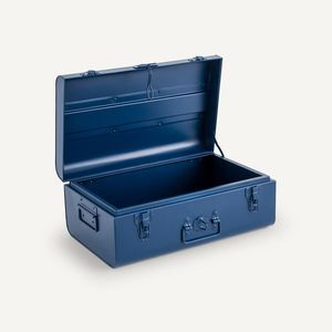 Classic Handmade Steel <b>Storage</b> Trunk with Decorative Hardware for Living Room Bedroom and Entryway Organization - Product Image 6