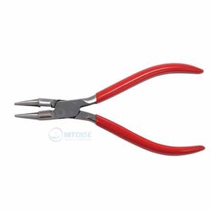 Pince professionnelle pour la fabrication de bijoux, 5 pouces, en acier inoxydable, pour la formation de boucles, à mâchoires rondes et escalonpées, outil de torsion de fil - Product Image 3