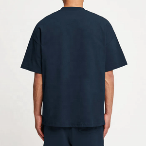 เสื้อยืดโอเวอร์ไซส์แบบคัสตอม 300 GSM สำหรับผู้ชาย เสื้อคอเต่าผ้าฝ้าย 100% หนานุ่ม ทรงบ็อกซี่ พิมพ์ลายกราฟิก เสื้อผ้าสตรีทแวร์สุดหรู - Product Image 3