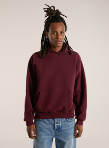 Sleek and modern boxy <b>hoodie</b> with breathable fabric, a loose fit, and a bold silhouette for effortless styling. - Product Image 4