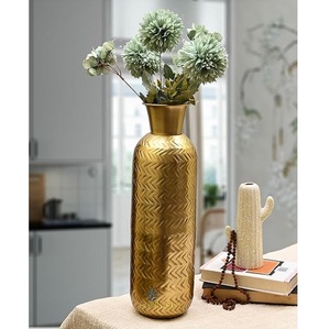 Vase en métal incassable, pot de fleurs décoratif pour la maison, le salon, la chambre, le bureau, centre de table, vente en gros, exportation - Product Image 3