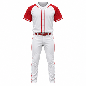 Conjuntos Deportivos Transpirables de Alta Calidad 100% Poliéster, Tallas Grandes, Servicio OEM, Venta al por Mayor de Uniformes de Béisbol, Logotipo Personalizado - Product Image 1