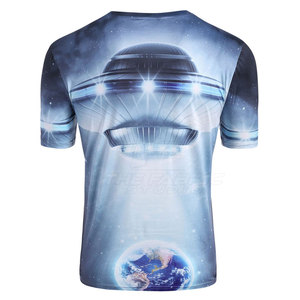 Camiseta DTG de Primera Calidad en Felpa de Poliéster/Algodón, Cómoda y Elegante, de Secado Rápido, Suave y Transpirable, para Hombre - Product Image 3