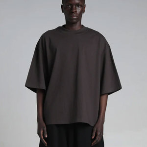 T-shirt Homme 2026 Oversize Col Rond Manches Courtes Uni Shaka Wear Max Heavyweight – Idéal pour l'été et les vacances - Product Image 2