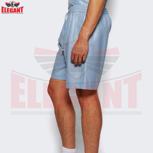2026 New Arrival With Zipper Comfortable Street Wear <b>Men</b> New Trendy Durable Classic <b>Leather</b> <b>Shorts</b> For Wholesale Rate - Product Image 3