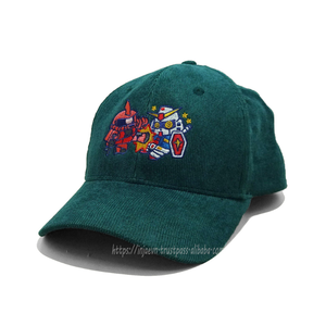 Gorra de Béisbol de Alta Calidad con Bordado en Corduroy, 6 Paneles, Estilo Dad Hat, Logotipo Bordado, Hebilla Dorada/Cobre, Casual para Hombre - Product Image 2