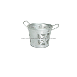 Juego de jardineras decorativas de diseño de flores de Metal alto puro 100% de 5 piezas para restaurante, jardín, accesorios decorativos para macetas florales - Product Image 2