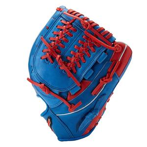 WARPRO INDUSTRY Red Baseball Glove Black Webbing <b>White</b> Stitching Durable Design for Players Left Handed <b>Throw</b> 33 Inch Non-Woven - Product Image 2