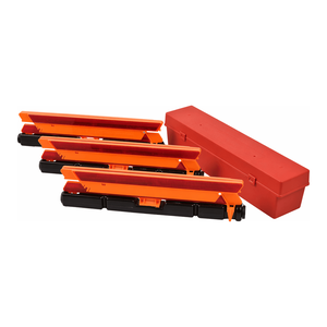 Kit de triangles de signalisation d'urgence pliables en plastique Brady, réfléchissants, pour arrêts de véhicules - Product Image 1