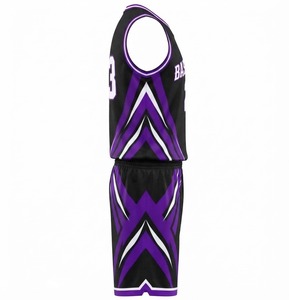 Ensemble de maillots de basket-ball personnalisés sans manches, uniforme sportif à séchage rapide pour les jeunes et l'entraînement en club - Product Image 2