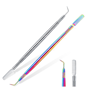 Herramienta para Lifting de Pestañas, Cepillo Separador de Pestañas con Ranura Tipo Y, Peine para Pestañas de Tamaño Mini para Mujeres, Varita Pequeña para Lifting de Pestañas - Product Image 5