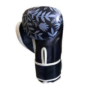 Factory Manufacturing High Quality Leather Boxing Gloves Custom Made Comfortable Breathable <b>Hook</b> Loop Closure Unisex Gloves - Product Image 3