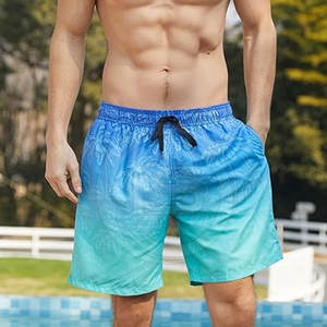 Shorts de bain pour hommes avec cordon de serrage, taille adulte, légers, séchage rapide, pour la natation et le surf - Product Image 2