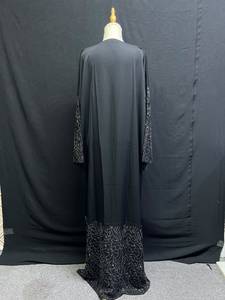 Nouvelle Collection 2026 : Kaftan Abaya Turc Fait Main, Longueur Ras du Sol, Manches Longues, Tissu Doux et Respirant, Coupe Classique, Idéal pour Soirées Décontractées - Product Image 6