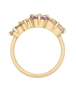 Anillo de diamante cultivado en laboratorio de 3 quilates con corte cojín, ligero, estilo único, anillos de compromiso de oro de 14 quilates - Product Image 3