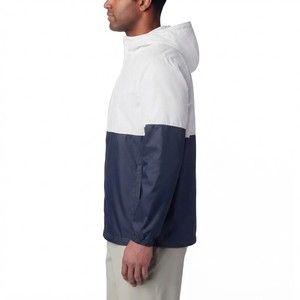Men's Hooded Color Block Windbreaker <b>Jacket</b> Lightweight <b>Zip</b> <b>Up</b> Casual Outdoor Windproof Coat Autumn Spring Wear - Product Image 3