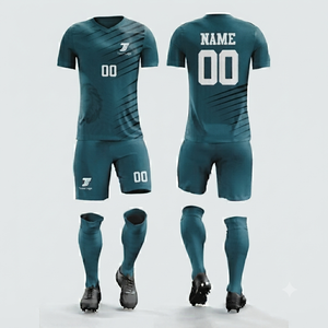 Camisetas de Fútbol Deportivas Personalizadas al por Mayor con Mangas Cortas, Diseño Impreso, 100% Poliéster, Secado Rápido y Características Antibacterianas - Product Image 6