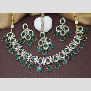 ชุดเครื่องประดับคริสตัลชุบทองสร้อยคอขนาด10581419มล. - Product Image 3