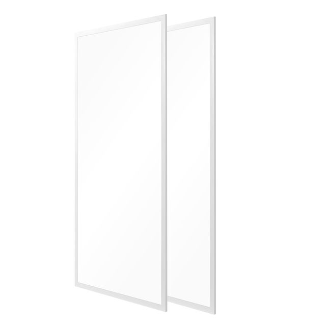 2x4 Ft 7800 LM LED Flat Panel Light 24W Flush Mount Drop Ceiling Lighting Fixture 3 Color Selectable (4000K/5000K/6000K) IP44