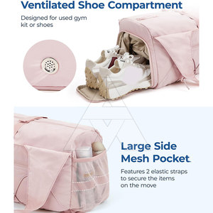 Polyester Made Waterproof Gym <b>Bags</b> Customized Trendy Gym <b>Bags</b> Lightweight Portable Gym <b>Bags</b> - Product Image 5