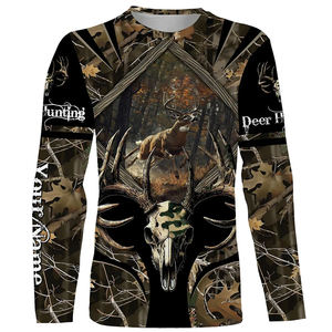 Chemise de chasse à manches longues pour homme, en polyester respirant, tactique, pour l'extérieur, avec doublure en coton, idéale pour l'été - Product Image 2