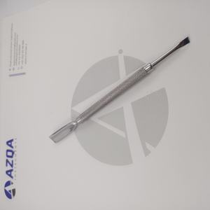 Pousse-cuticules et éliminateur de peaux mortes en acier inoxydable de haute qualité pour le nettoyage des ongles, manucure et pédicure - Product Image 4