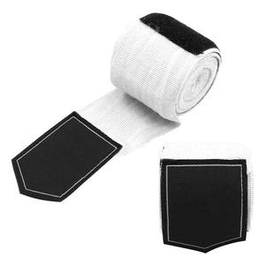 Bandages de boxe et de MMA avec bande élastique personnalisée, 100% coton, logo et couleur personnalisés, vente en gros de bandages de boxe - Product Image 1