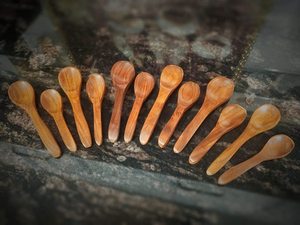 Best Handcrafted Wooden Mini Spoons <b>Set</b> of 12 for <b>Spice</b> <b>Jars</b> At Global Wholesale Export Supply - Product Image 3