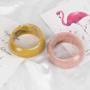Handcrafted <b>Vintage</b> Angel Style Resin Craft for Women Customized High-End Customized Handcrafted <b>Cufflink</b> and Bangle From India - Product Image 2