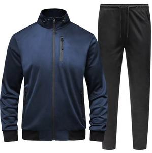 Survêtement d'hiver pour homme de haute qualité, style streetwear, polyester/coton, respirant, léger, tendance, prix bas. - Product Image 4