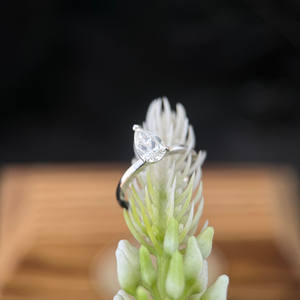 Pear Cut <b>Diamond</b> <b>Ring</b> 2.00ct E VVS2 IGI Certified 14K White Gold Engagement Wedding Jewelry - Product Image 5