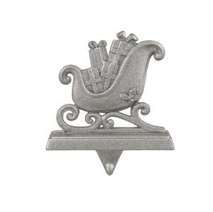 Golden Santa Clause Christmas <b>Stocking</b> <b>Holder</b> Stand Mantel Hook Hanger For Christmas <b>Stockings</b> Home Decor Accessory - Product Image 4