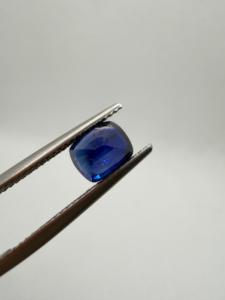 Zafiro Azul Natural Vívido de 2.20CT, 7.5X6X5 MM, Corte Cojín, Gema Preciosa Suelta de Ceilán, Sri Lanka, para Joyería - Product Image 2