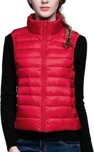 Women's Lightweight Waterproof <b>Packable</b> Hooded Winter Quilted <b>Jacket</b> Detachable Hat Sleeves Zipper Closure Polyester Filled Wool - Product Image 4