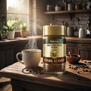 Café Instantáneo Liofilizado Tostado Oscuro en Frasco de 200g (Arabica y Robusta) OEM/ODM, Marca Privada, Café Instantáneo 100% Puro - Product Image 3