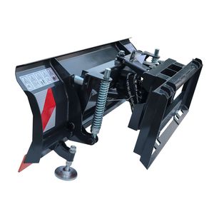 Lama spazzaneve/terna da 72 pollici per skid steer, con attacco rapido universale a 30 gradi sinistra/destra, bordo tagliente regolabile e pattini di scorrimento - Product Image 5