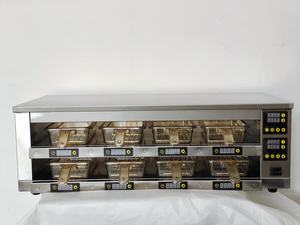 Promotion : Vitrine Chauffante Verticale 2, 3 ou 4 Niveaux pour Hamburgers, Galettes de Viande et Plats Préparés – Idéale pour la Restauration Rapide (McDonald's, KFC) – En Vente - Product Image 6