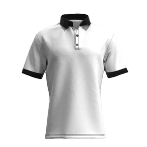 Polo pour hommes en promotion, personnalisable, couleur unie, manches respirantes, coupe décontractée, avec option OEM - Product Image 1