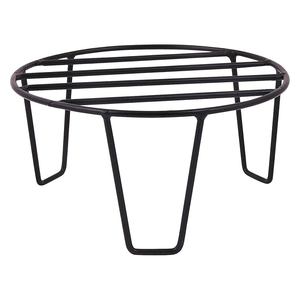 Support pour plantes en fer noir, support décoratif surélevé pour pots de fleurs, pour l'intérieur, l'extérieur, la maison, le jardin, la terrasse, le balcon - Product Image 1
