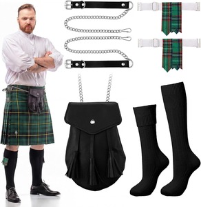 Élégante tenue écossaise pour homme : veste traditionnelle des Highlands, gilet, pour cérémonie, mariage, festival, tenue de héritage - Product Image 1