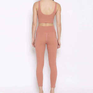 Conjunto Deportivo Personalizado para Mujer, Ropa de Gimnasio, Yoga, Leggings Transpirables de Cintura Alta con Sujetador Deportivo - Product Image 2