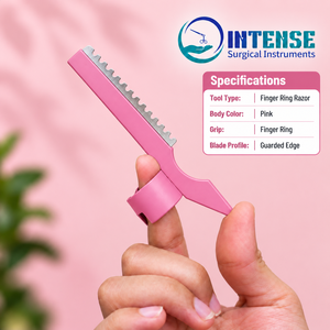 Ergonomic Finger Grip <b>Hair</b> <b>Removal</b> Razor Precision Shaving <b>Tool</b> for Professional Use Intense Surgical Instruments - Product Image 3