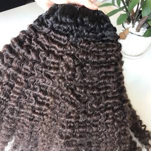 Vente en gros d'extensions de cheveux vierges vietnamiennes 100% pour cheveux humains de haute qualité bouclés birmans couleur ombrée - Product Image 6