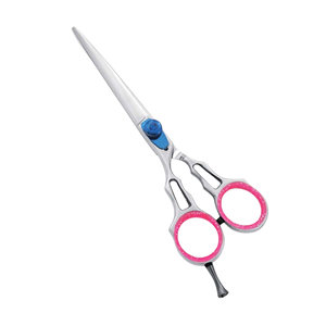 Ciseaux de barbier professionnels en acier inoxydable pour droitiers, fournitures de salon de coiffure, lame tranchante, design pliable, coiffure - Product Image 1