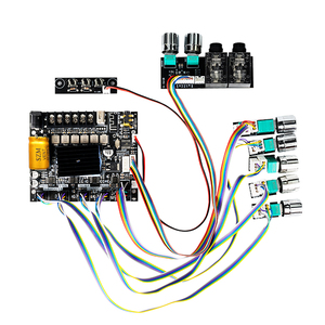 مضخم صوت منزلي عالي الطاقة ، 50 واط + 50 واط + واط ، متعدد المدخلات (بلوتوث/AUX/USB) - Product Image 1