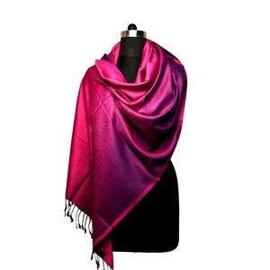 Women Premium <b>Silk</b> Scarf Shawl Lightweight Smooth Fabric Floral Paisley Printed Elegant Neck <b>Head</b> Shoulder <b>Wrap</b> - Product Image 4